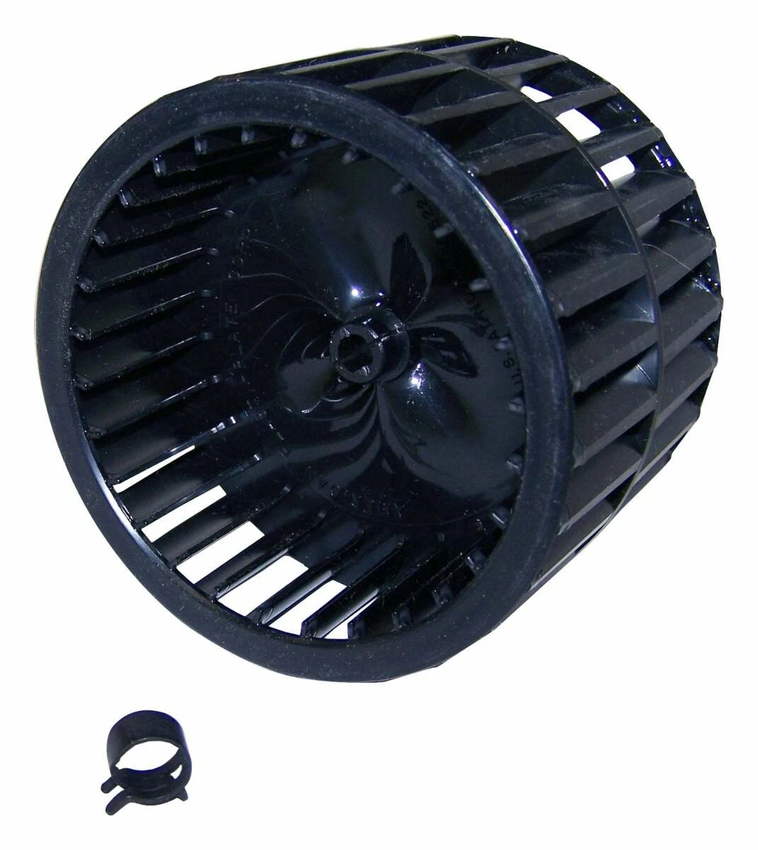 Vintage - Plastic Black Blower Motor Wheel - J8126991